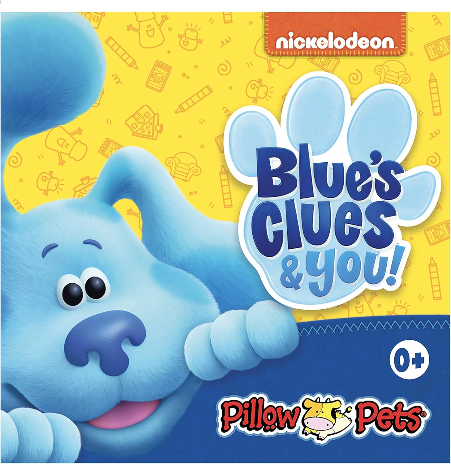 Pillow Pets Blues Clues 16 Plush Dog - Nicktoon Comfort