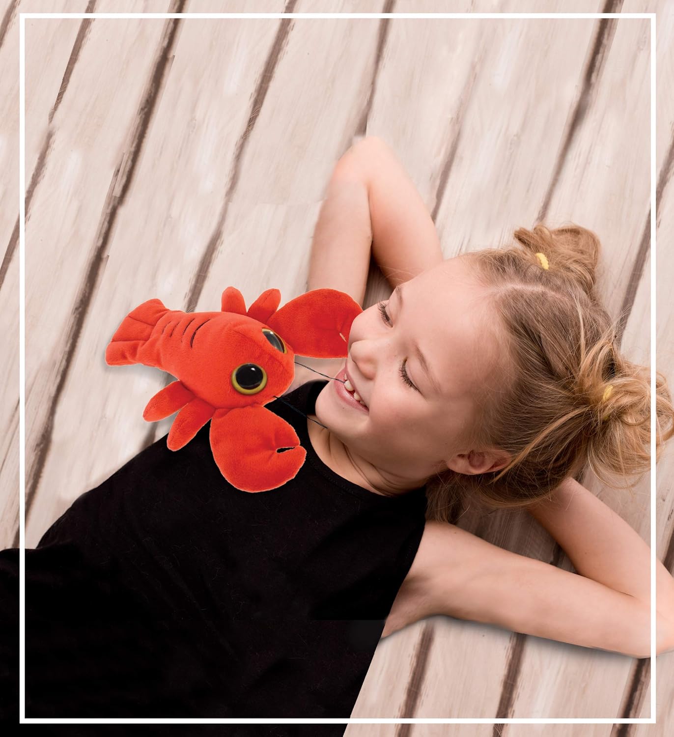 DolliBu Plush Red Lobster Stuffed Animal - 6 Inch Huggable Toy