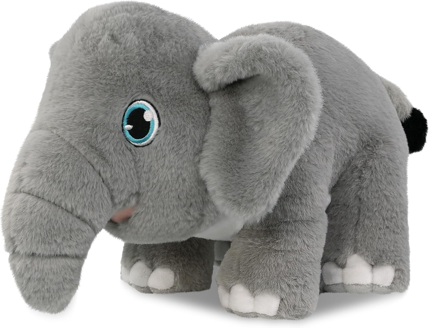 DolliBu Elephant Eco-Friendly Plush Toy 14 Inch Huggable Soft Playtime Stuffed Animal