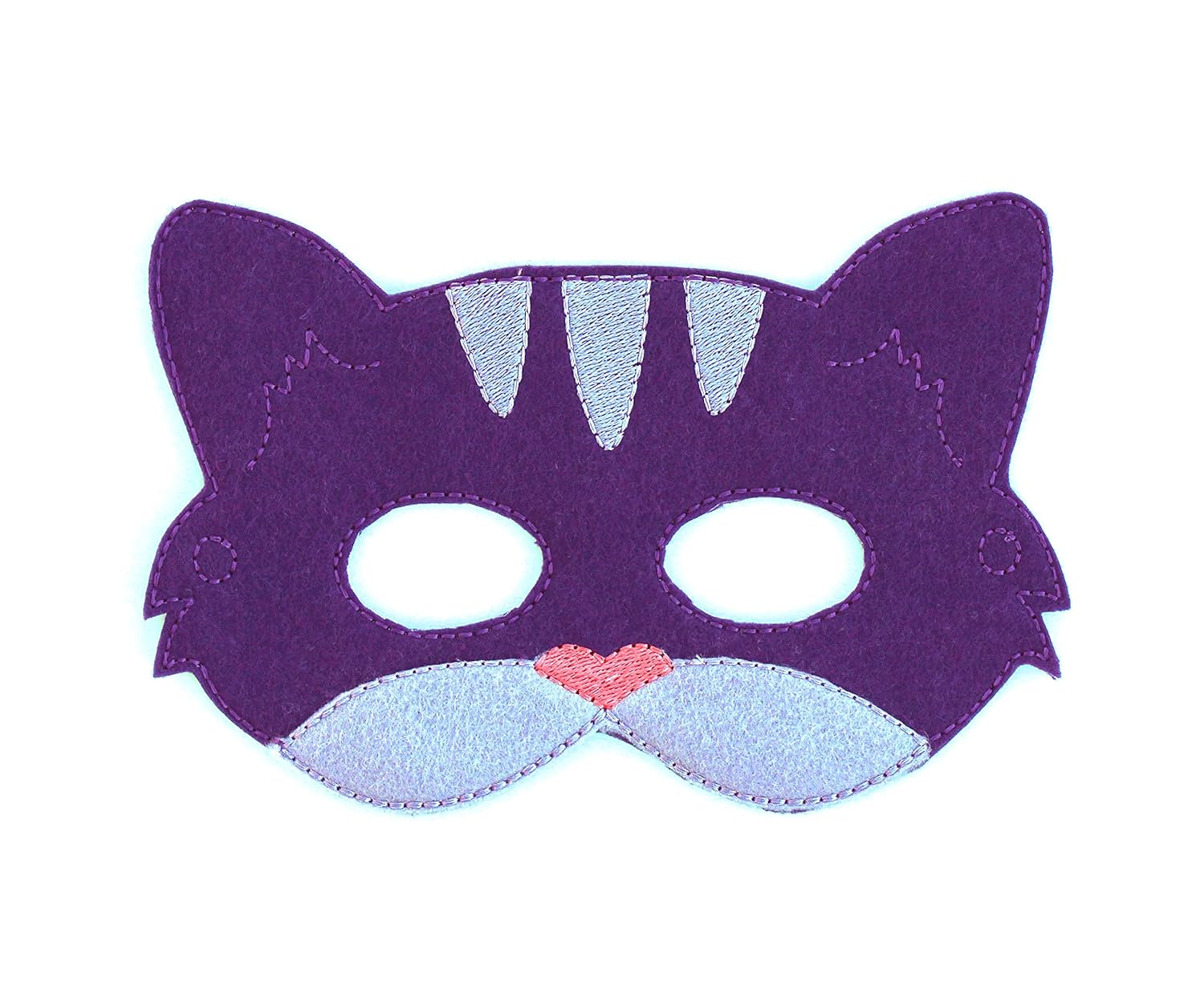 Baby WhatKnots Kids Purple Cat Face Mask for Halloween
