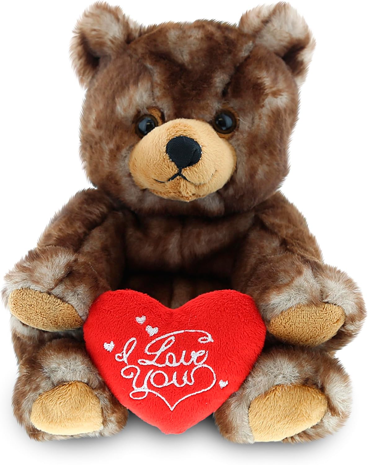 DolliBu I Love You Valentine Plush Grizzly Bear - 55 Inches