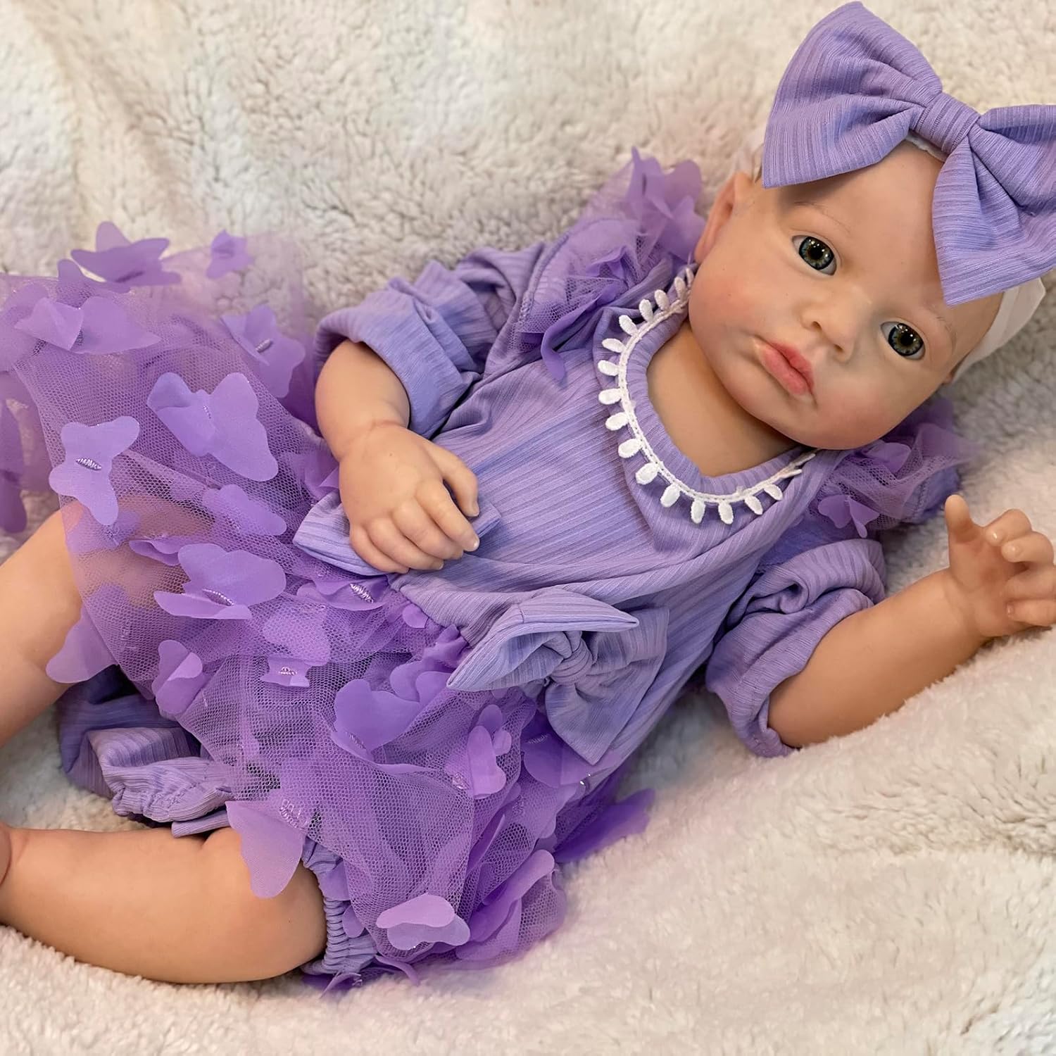 OtardDolls 18 Inch Realistic Silicone Baby Girl Doll