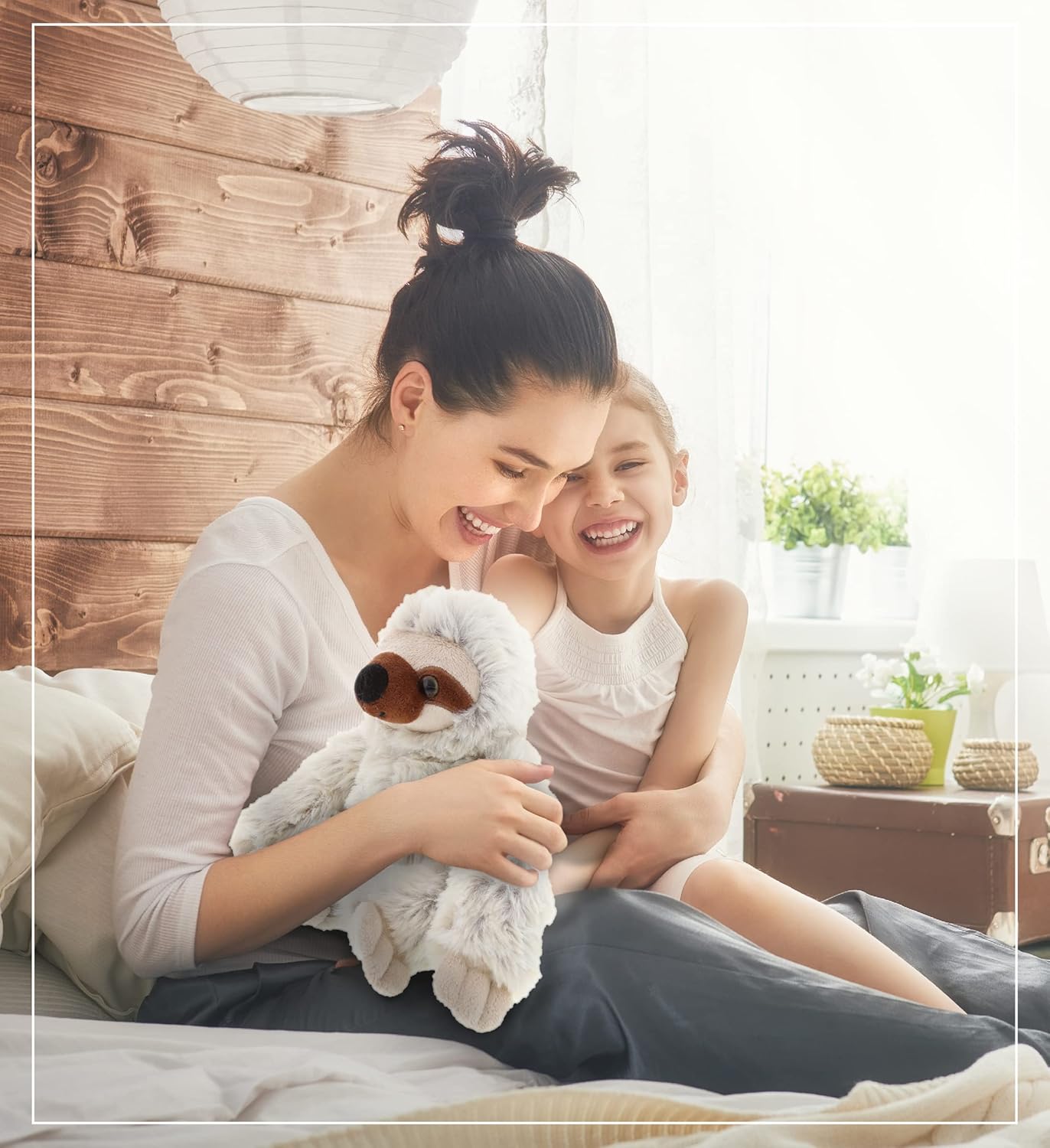 DolliBu Plush Sloth Toy - Soft Huggable 675 Inches