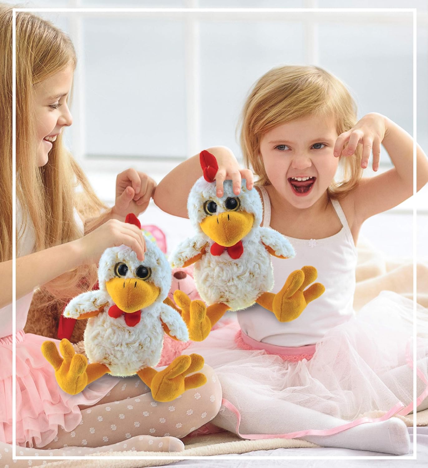 Puzzled DulliBu Plush Rooster - Soft Huggable 9 Inch Toy