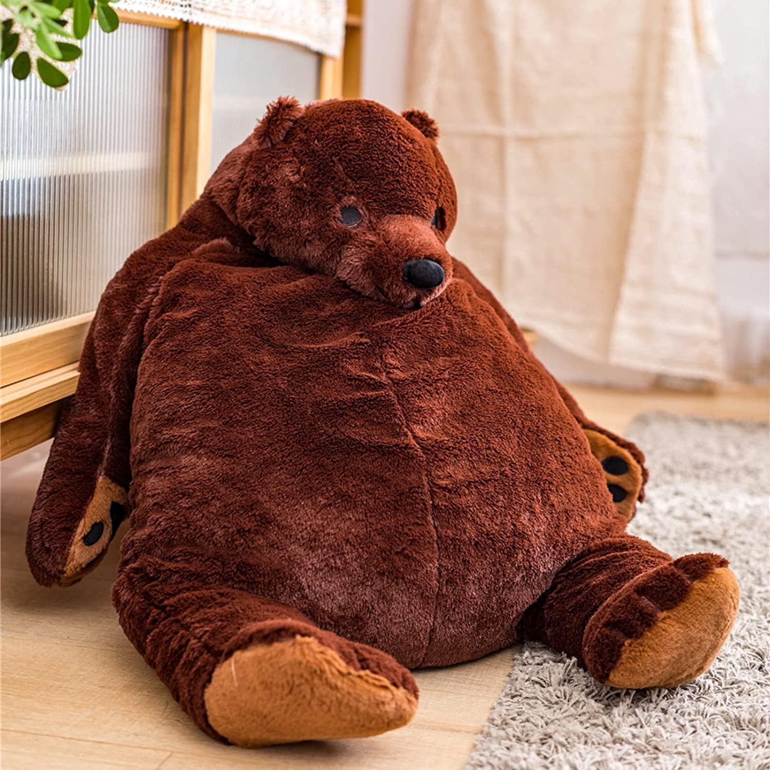 Yeqivo Giant Brown Bear Plush Toy 393inch