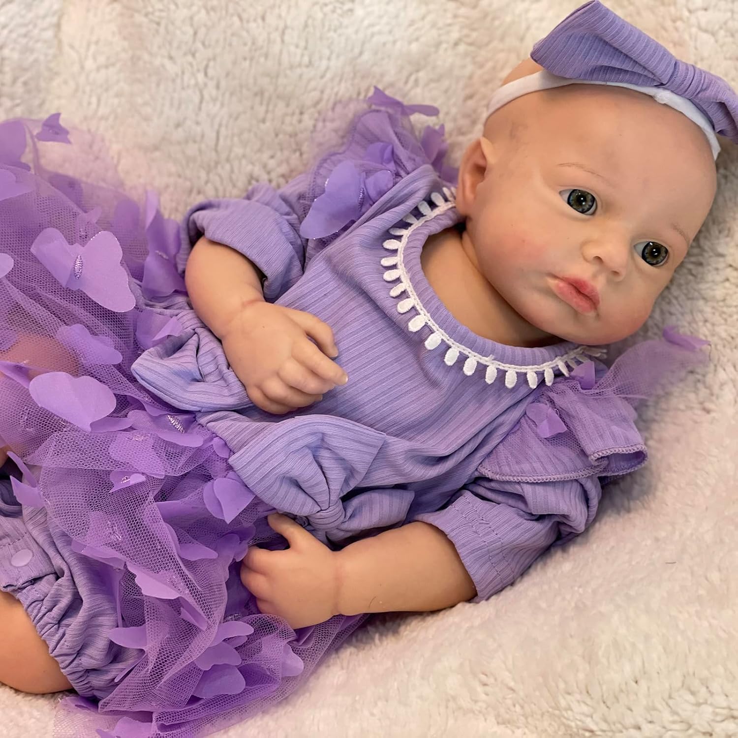 OtardDolls 18 Inch Realistic Silicone Baby Girl Doll