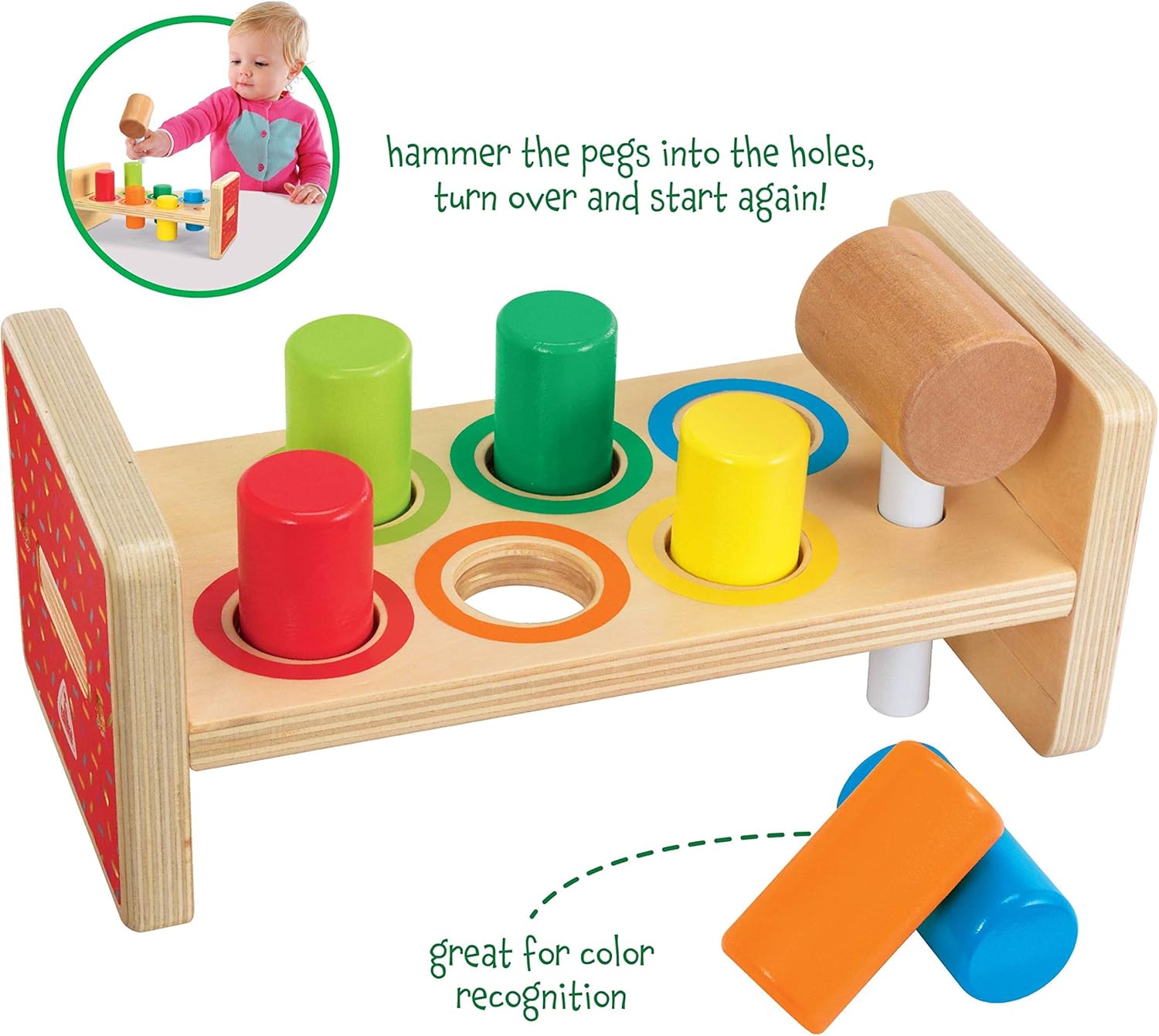 Early Learning Centre Wooden Hammer Bench for Kids