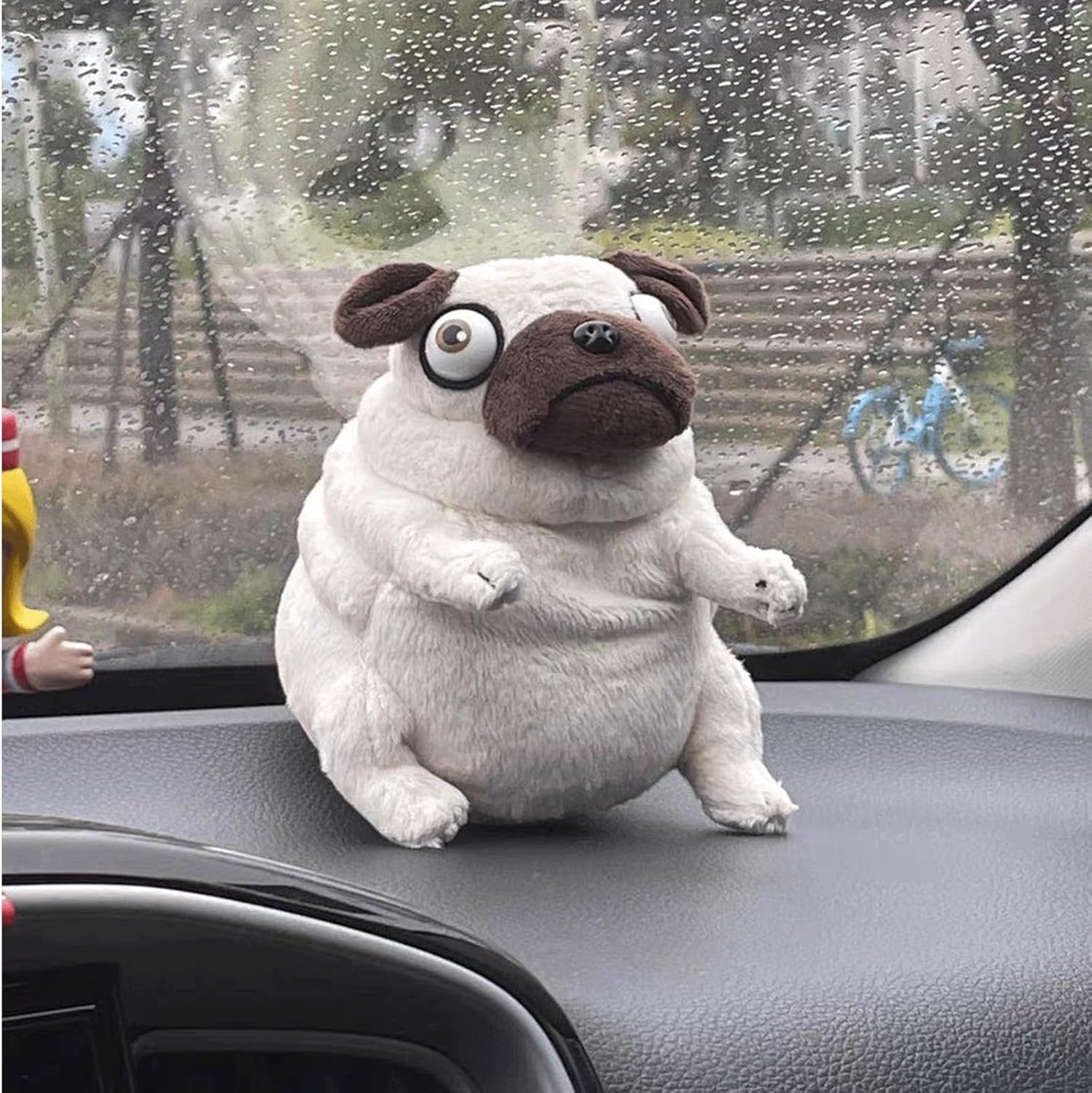 Pug Dog Stuffed Animal 6 Inch Funny Ugly Cute Plush Toy