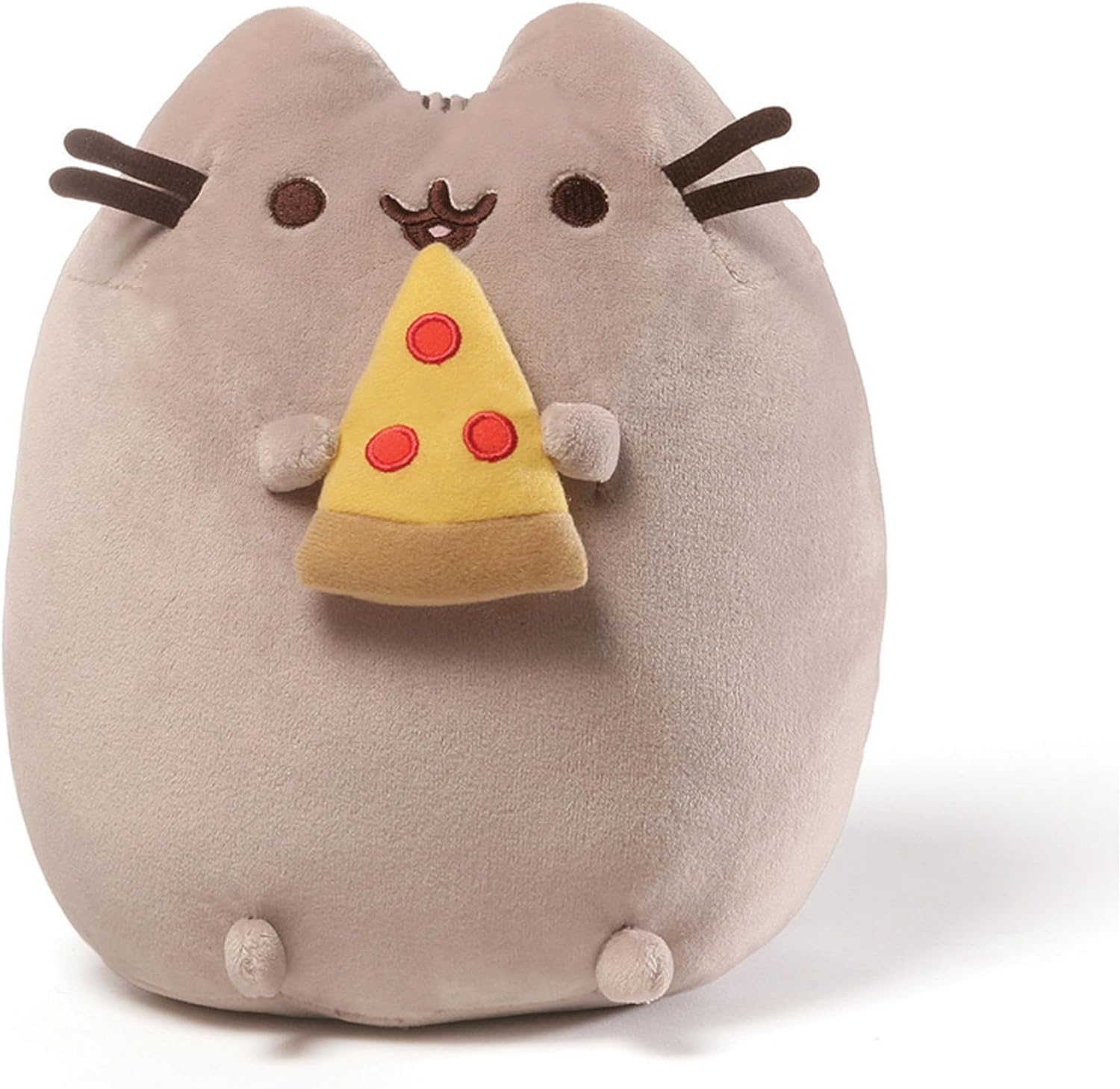 GUND Pusheen Snackable Pizza Plush 95 Inches Gray
