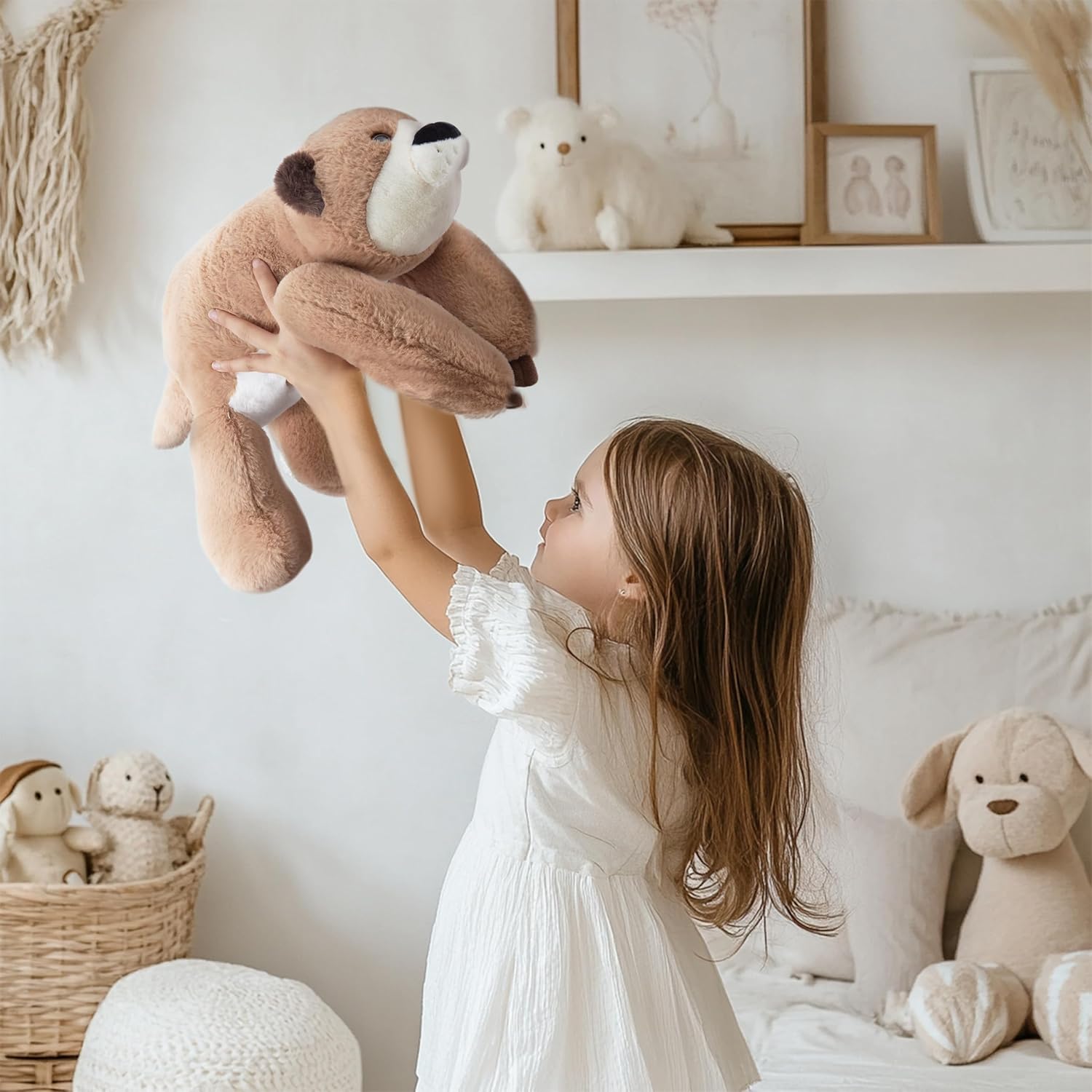 Niuniu Daddy 20 Inch Weighted Otter Plush Toy