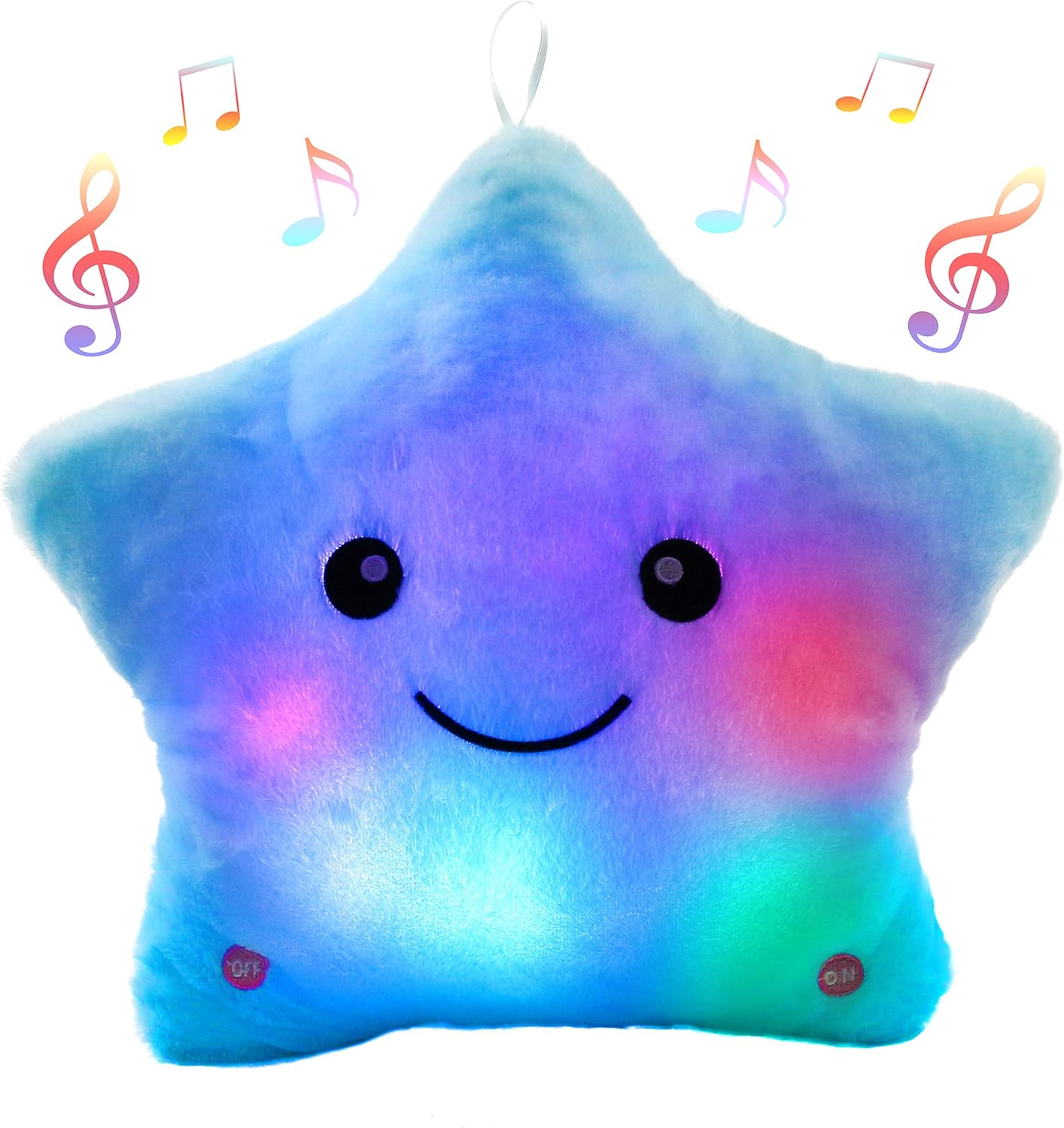 BSTAOFY 13 Musical LED Star Stuffed Animal Toy