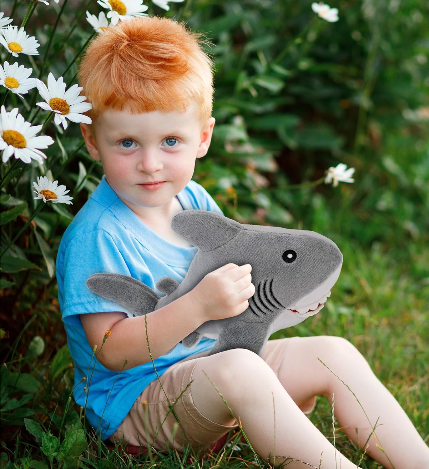 DolliBu Shark Plush Toy 12 Inches Eco-Friendly