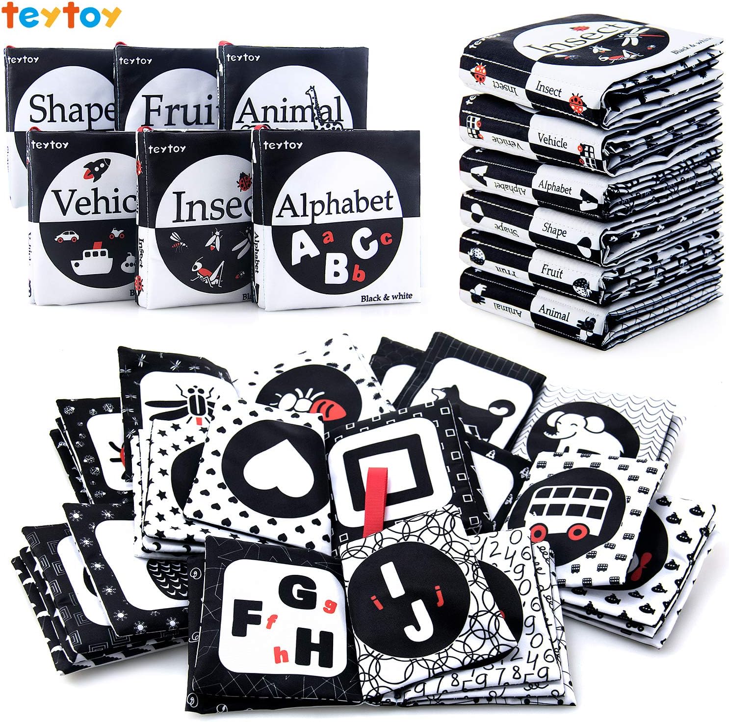 Teytoy Soft Black and White Book for Infants