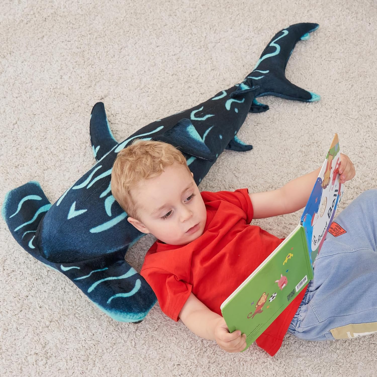 40 Inch Hammerhead Shark Plush Toy - Giant Stuffed Animal