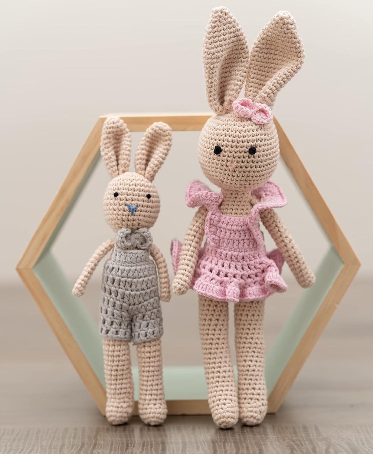 KawaiOnO Bunny Son Handmade Crochet Plushie Doll 1