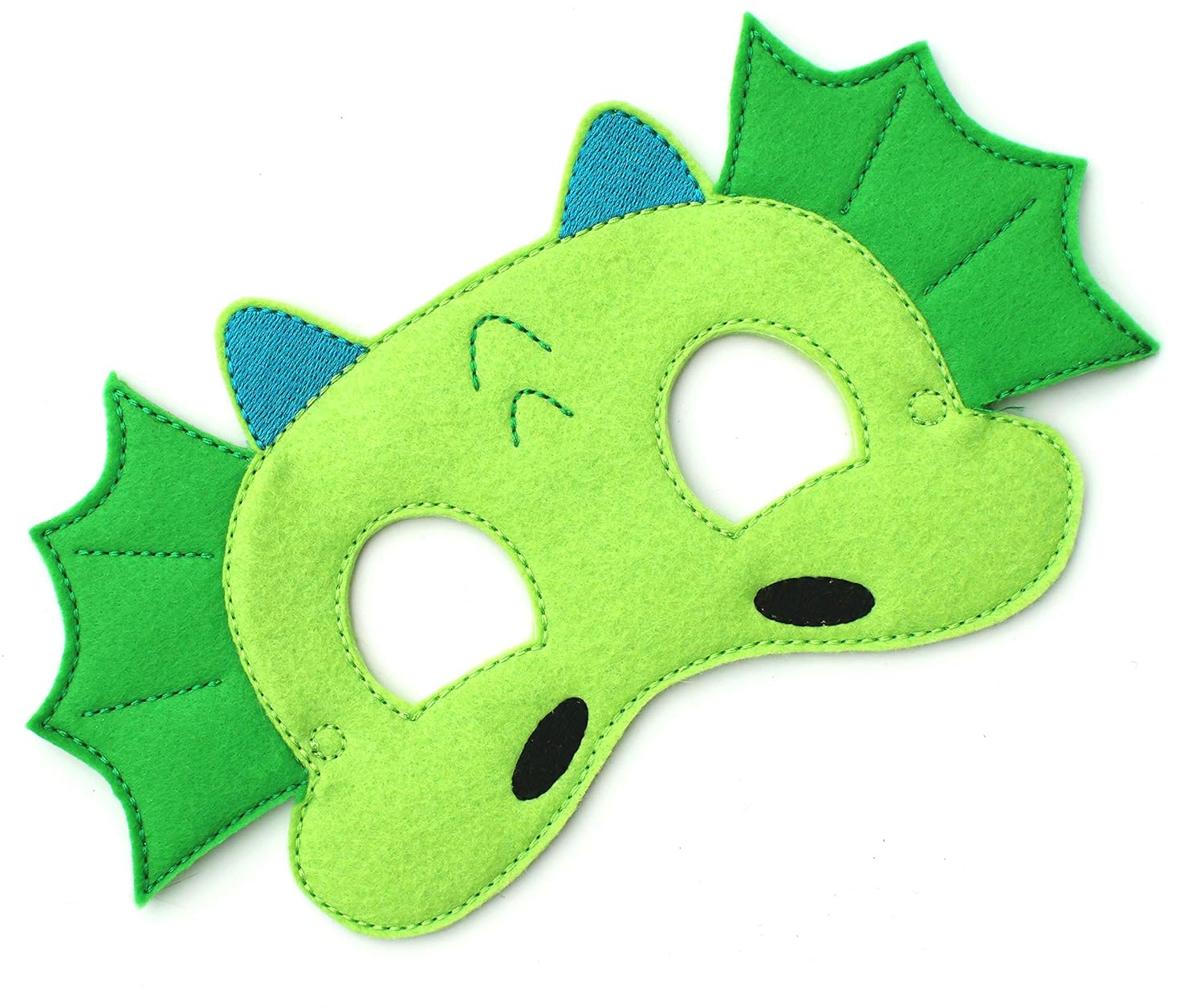Baby WhatKnots Kids Green Dragon Face Mask for Halloween Costume