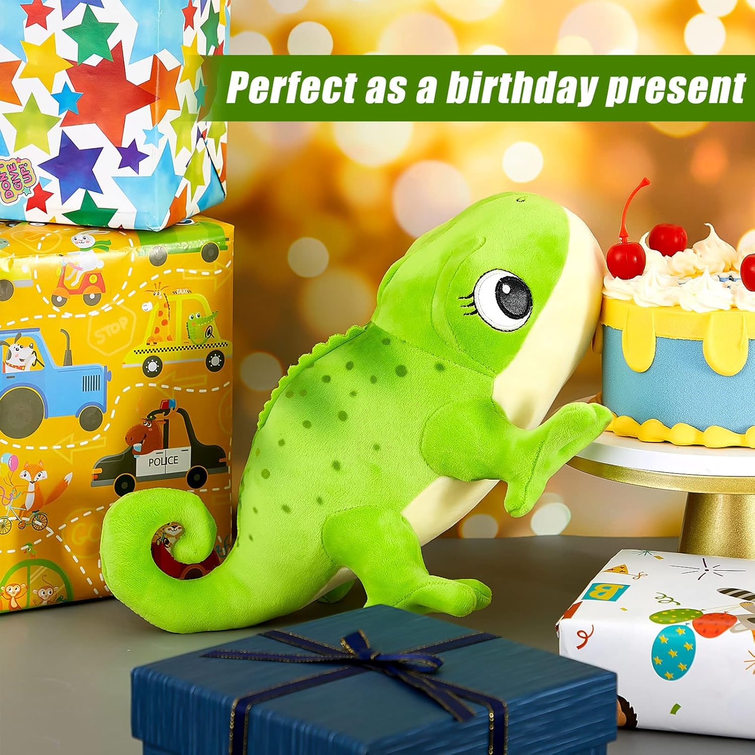 Zhanmai Chameleon Plush Doll Green 118 Inches