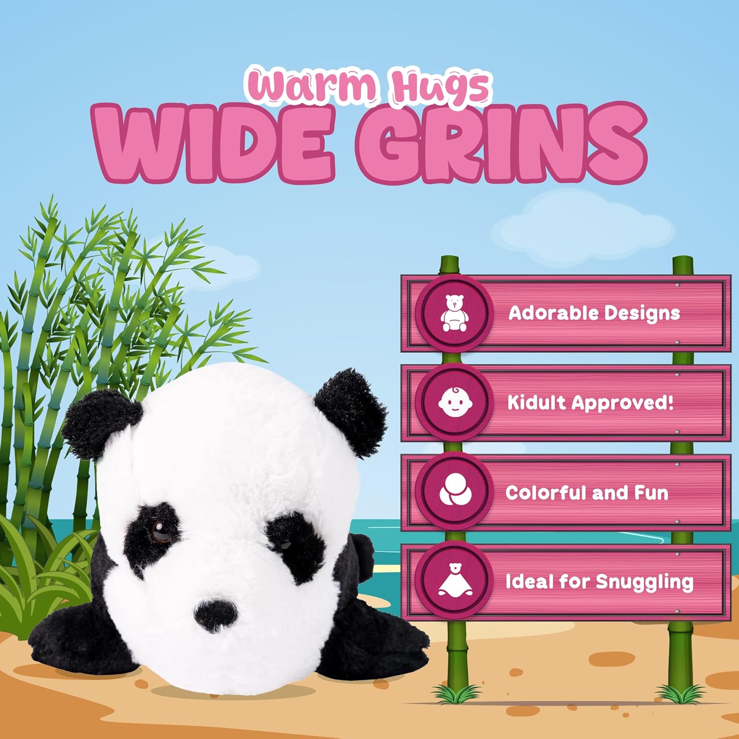 Randimals Whanda - Whale and Panda Plush Stuffed Animal 15 Inches 1
