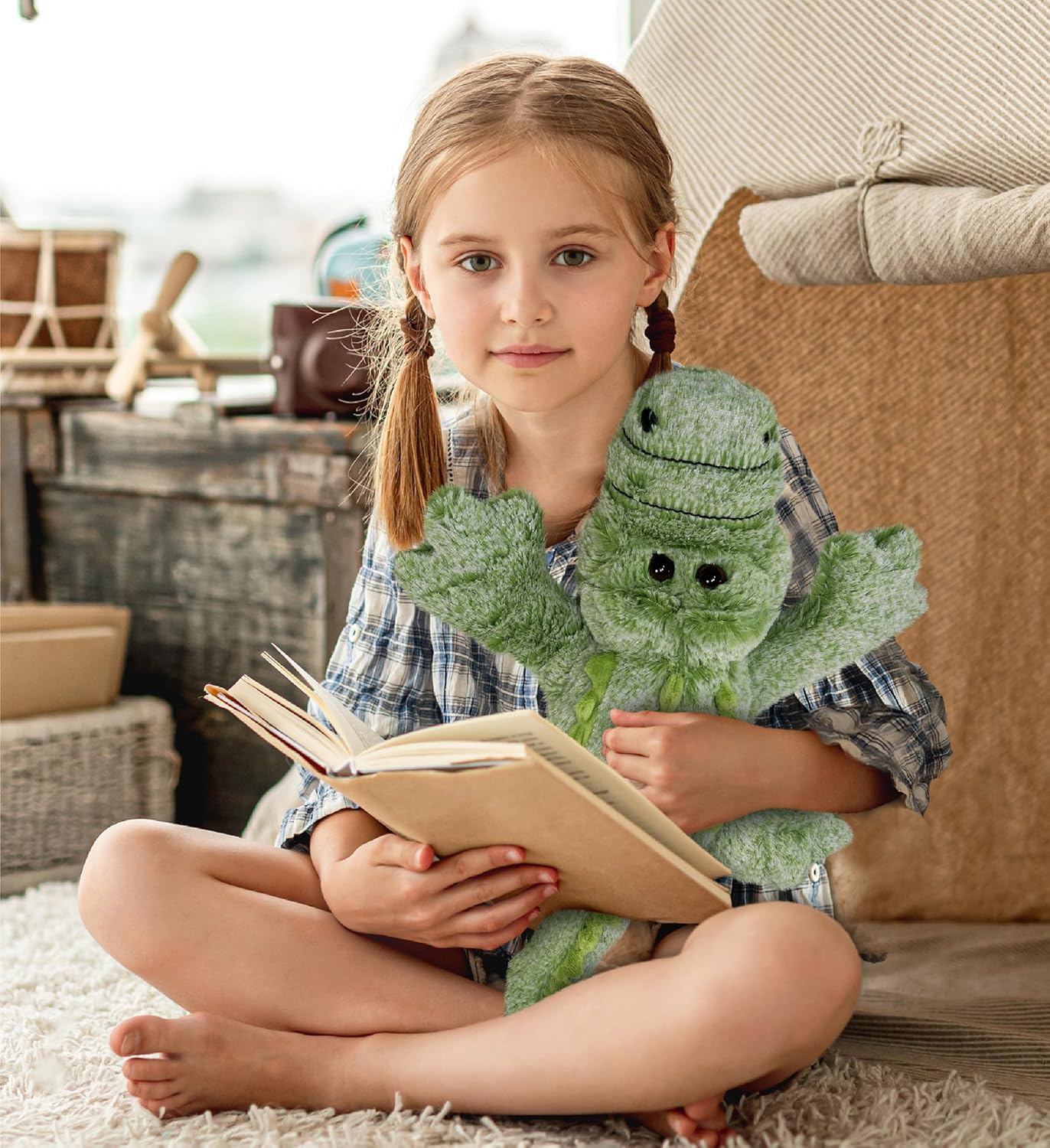 Puzzled DolliBu Alligator Large Stuffed Animal