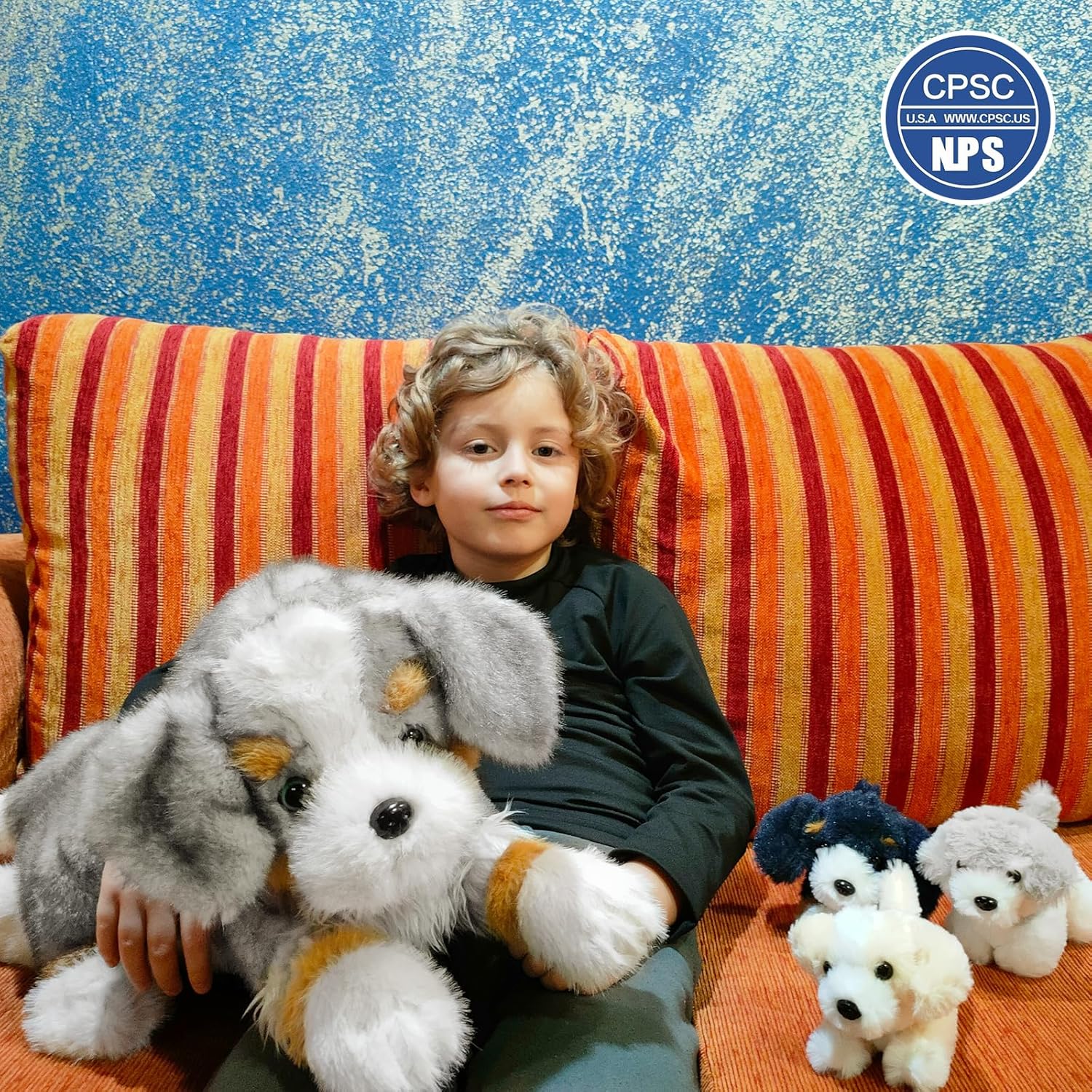 Tezituor 5Pcs Australian Shepherd Plush Set 1