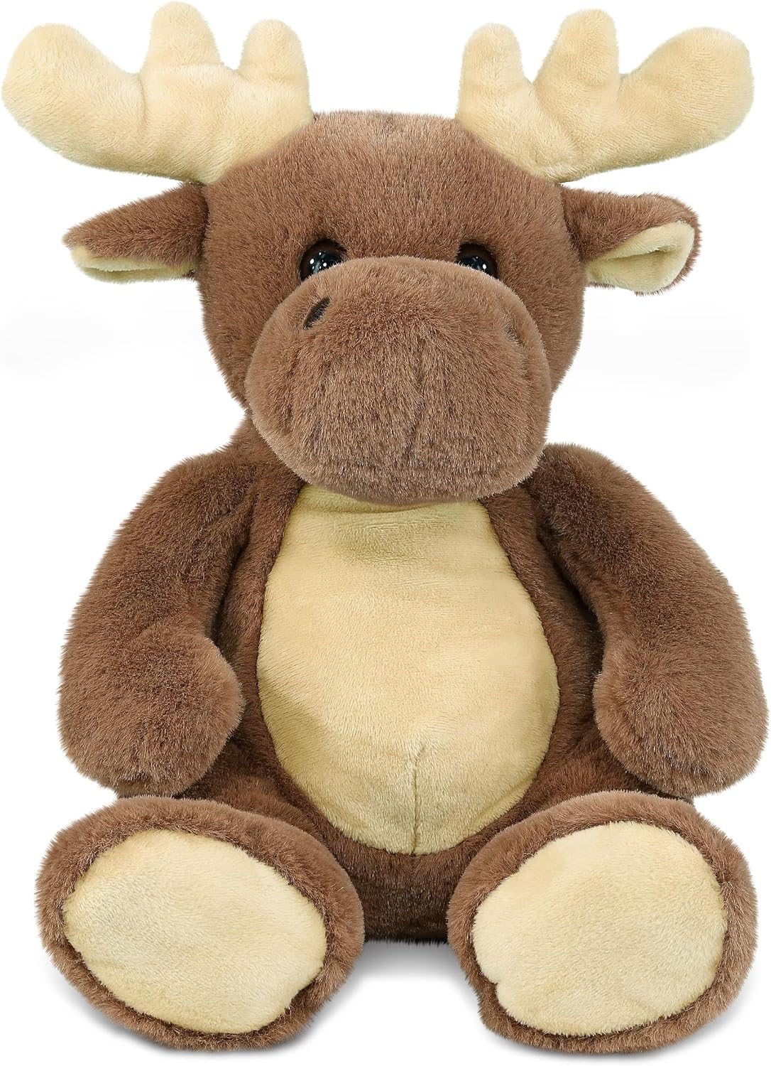 DolliBu Super Soft Moose Stuffed Animal 9 Inches