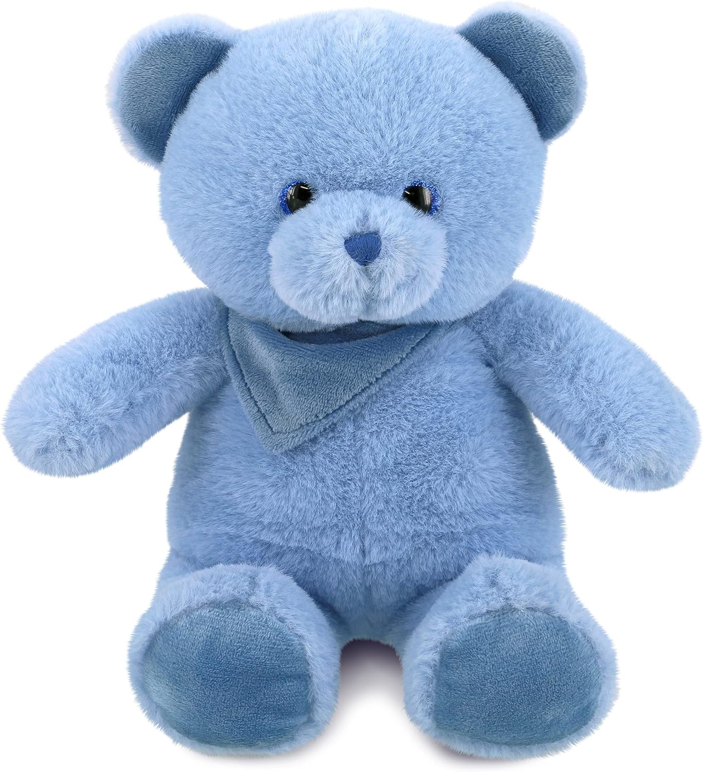 DolliBu Baby Blue Bear Plush Toy - 8 Inches