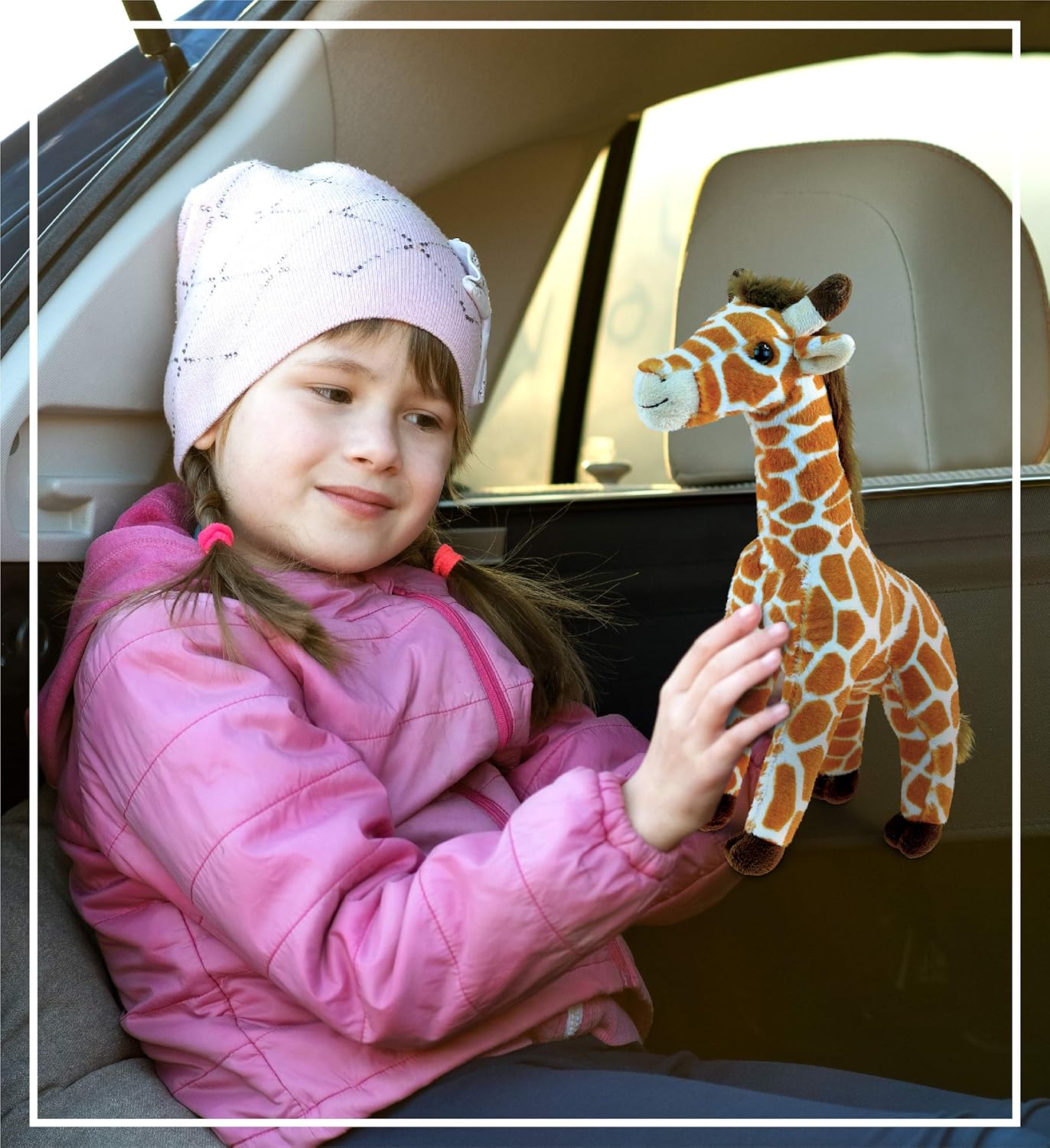 DolliBu Plush Giraffe Toy - Soft Huggable 125 Inch