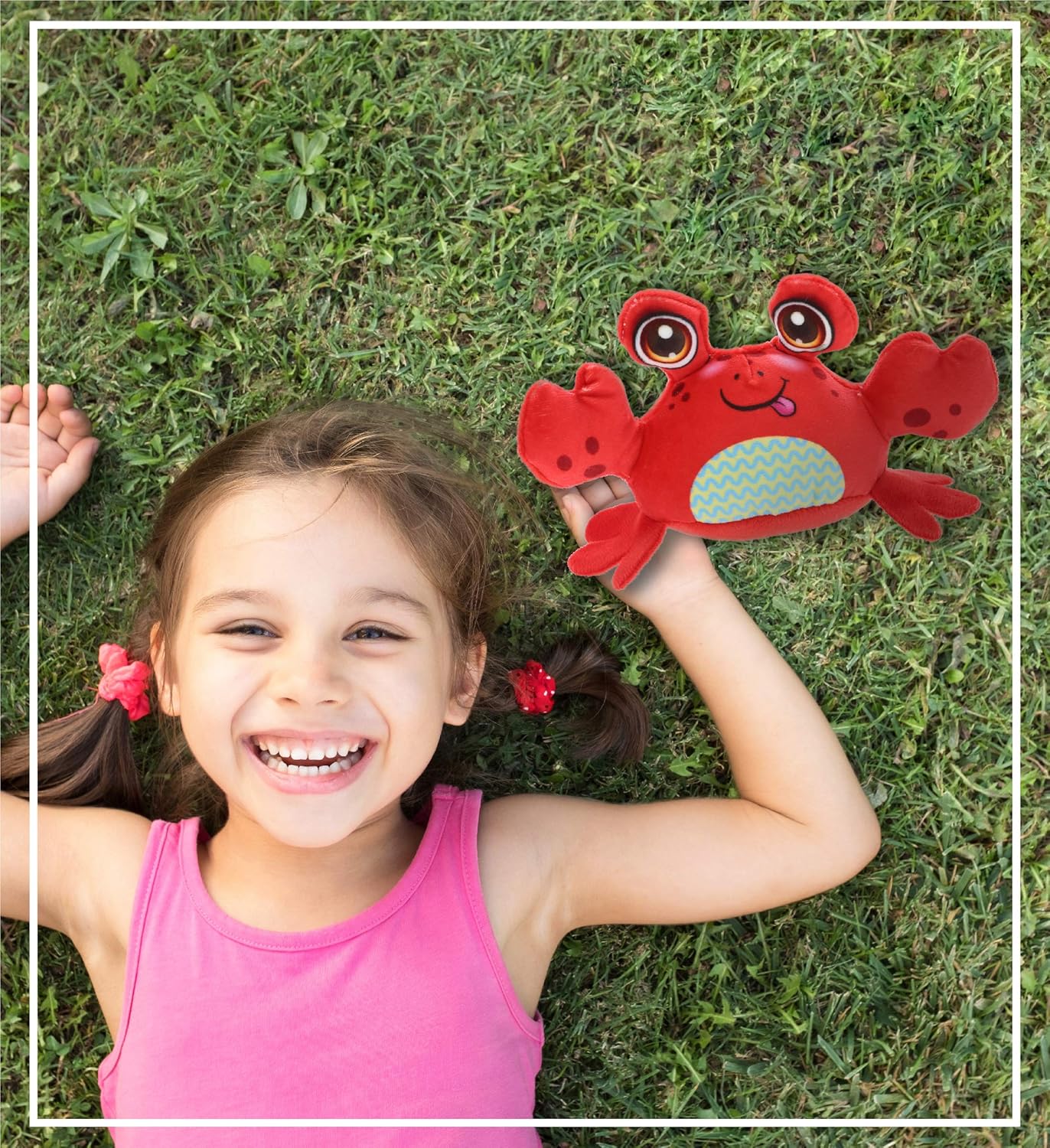 DolliBu Red Crab Plush Toy 55 Inches Huggable Cuddle Gift