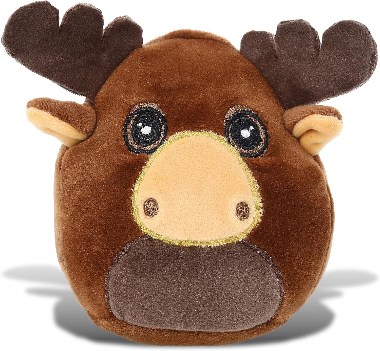 DolliBu Snug Mooshies Moose Stuffed Animal - 4 Inch