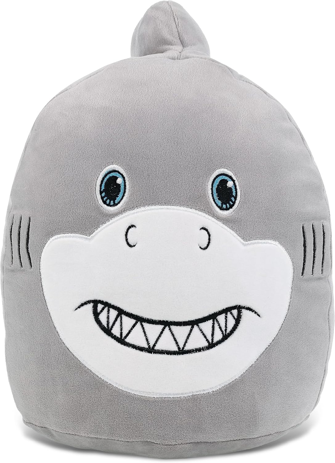 DolliBu Snug-Mooshies Shark Plush 10 Inch