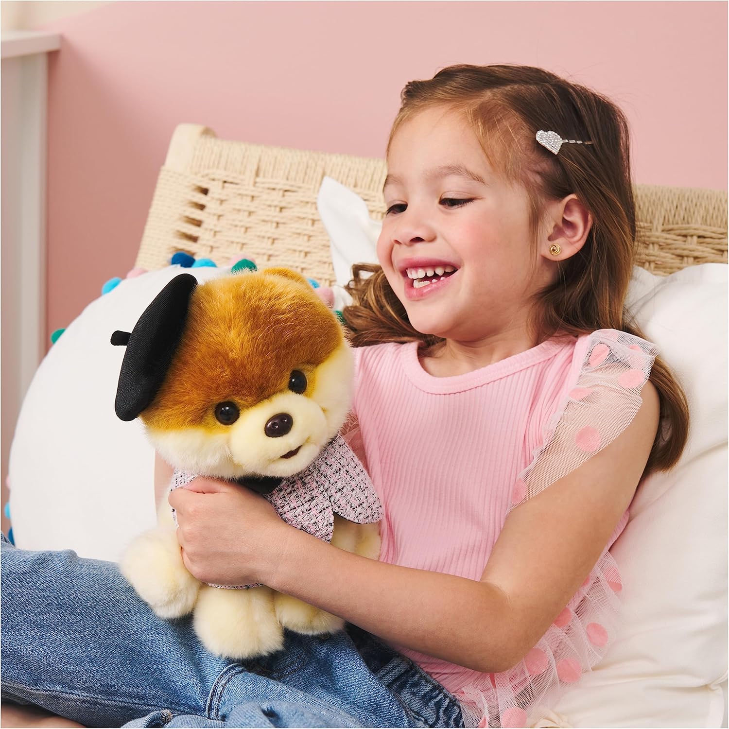 GUND Boo Plush Dog with Paris Beret - 9 Inch