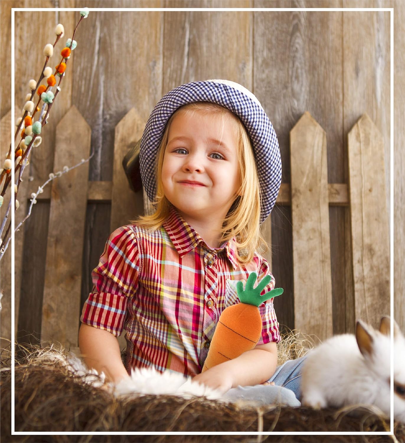 DolliBu Orange Carrot Plush Toy - 6 Inches