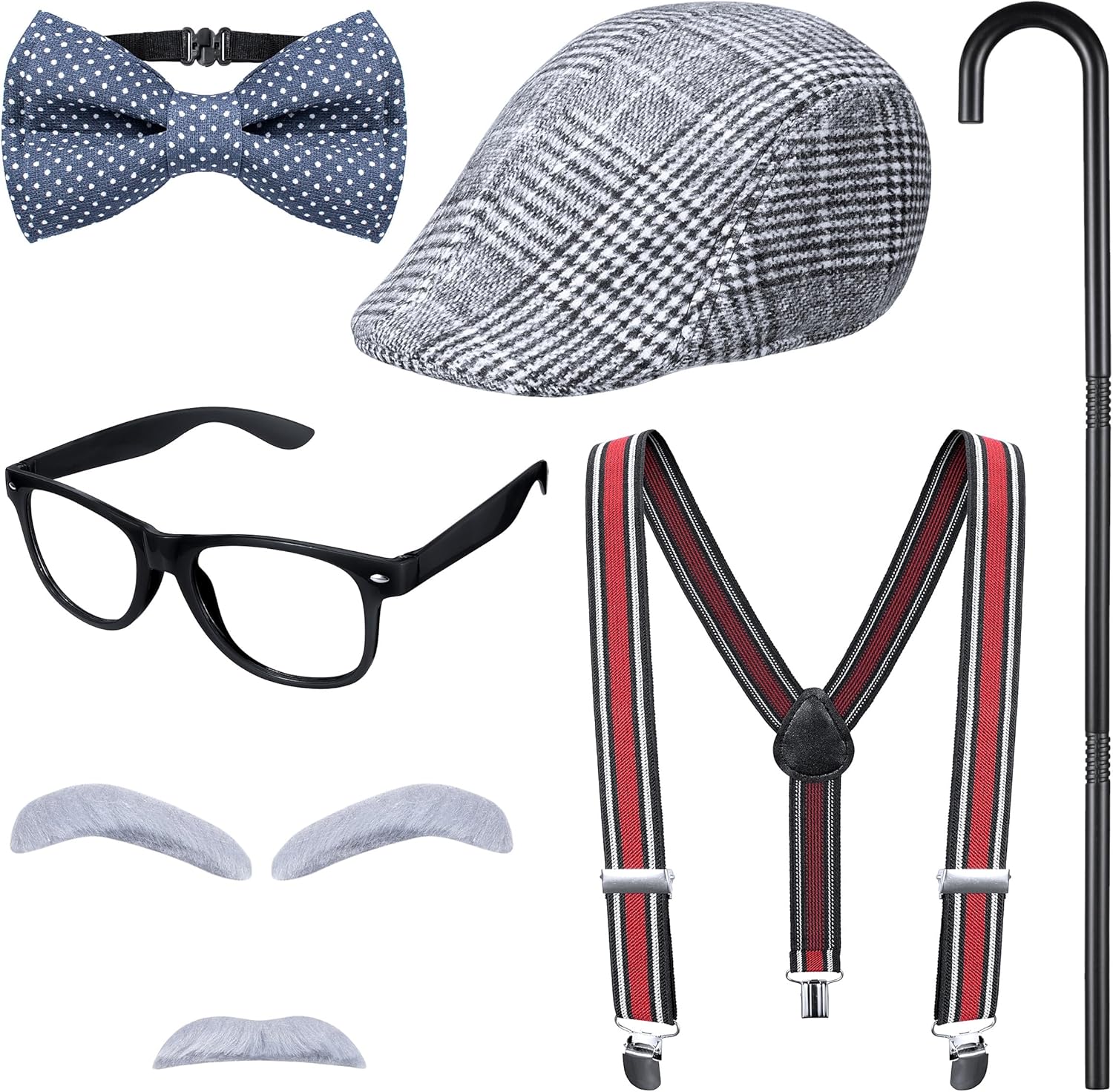 Bosvin Old Man Costume Set for Kids 1
