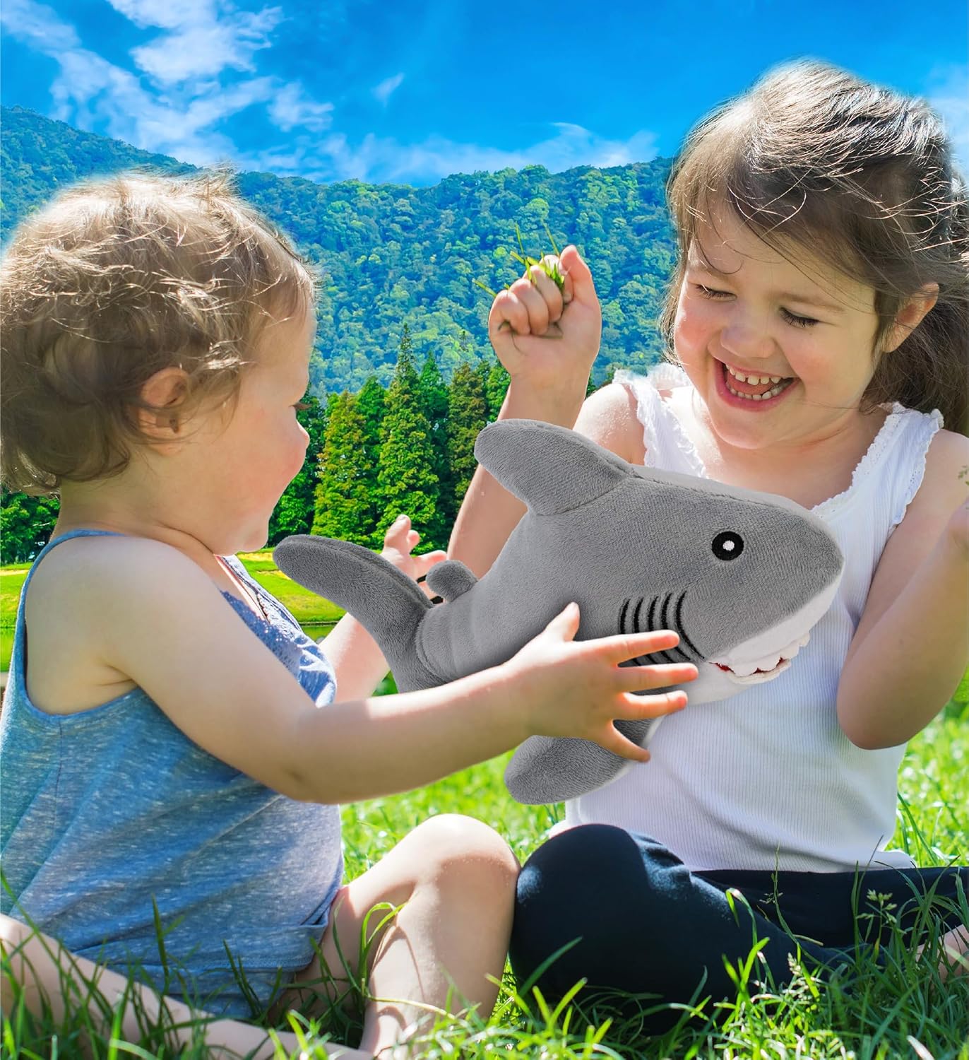 DolliBu Shark Plush Toy 12 Inches Eco-Friendly